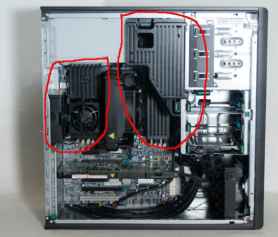 Solved: Z420 Missing memory fans and air baffles - part numbers, ple... - HP  Support Community - 7522856