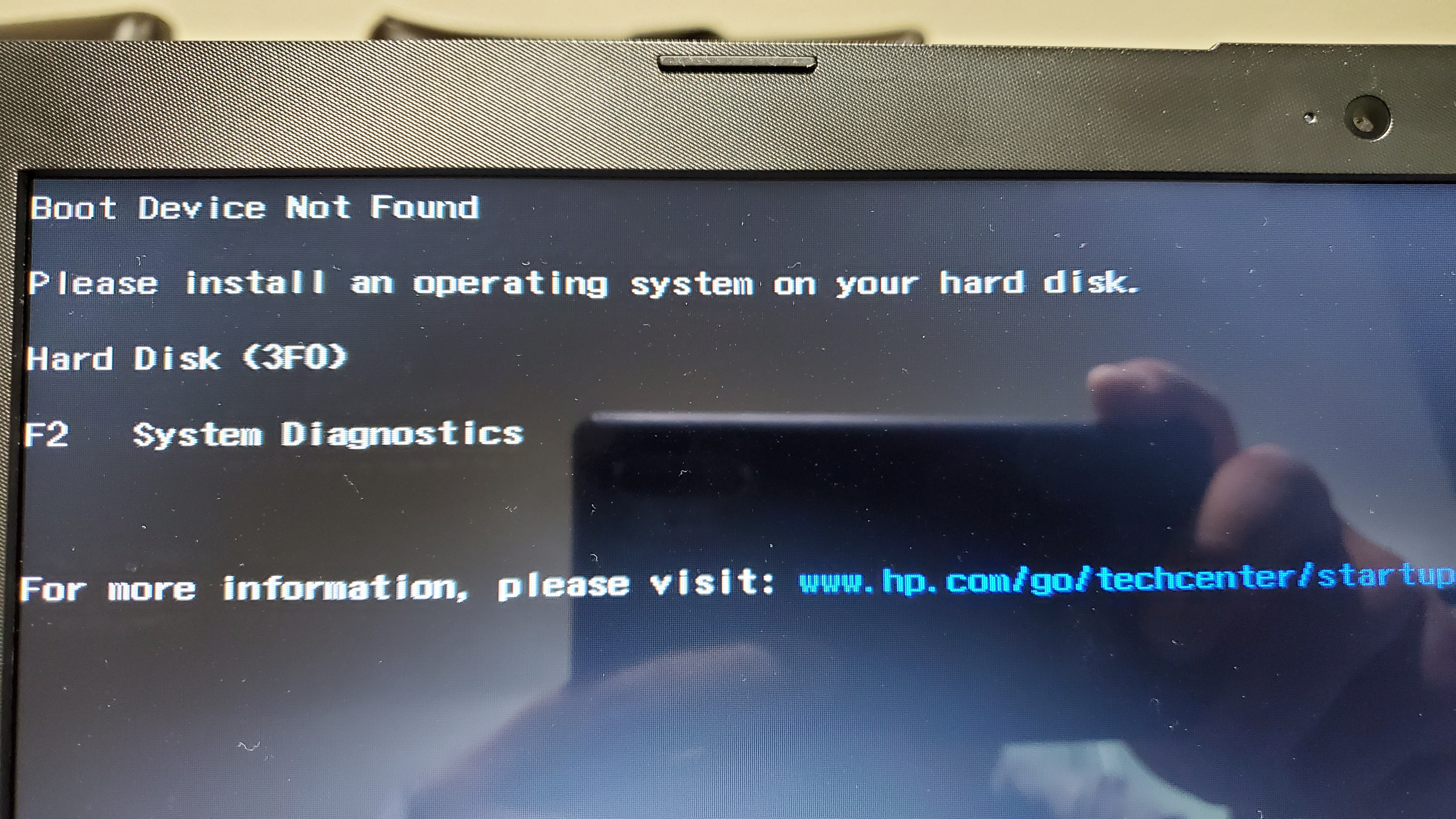 Error code (3FO) - HP Support Community - 7538755