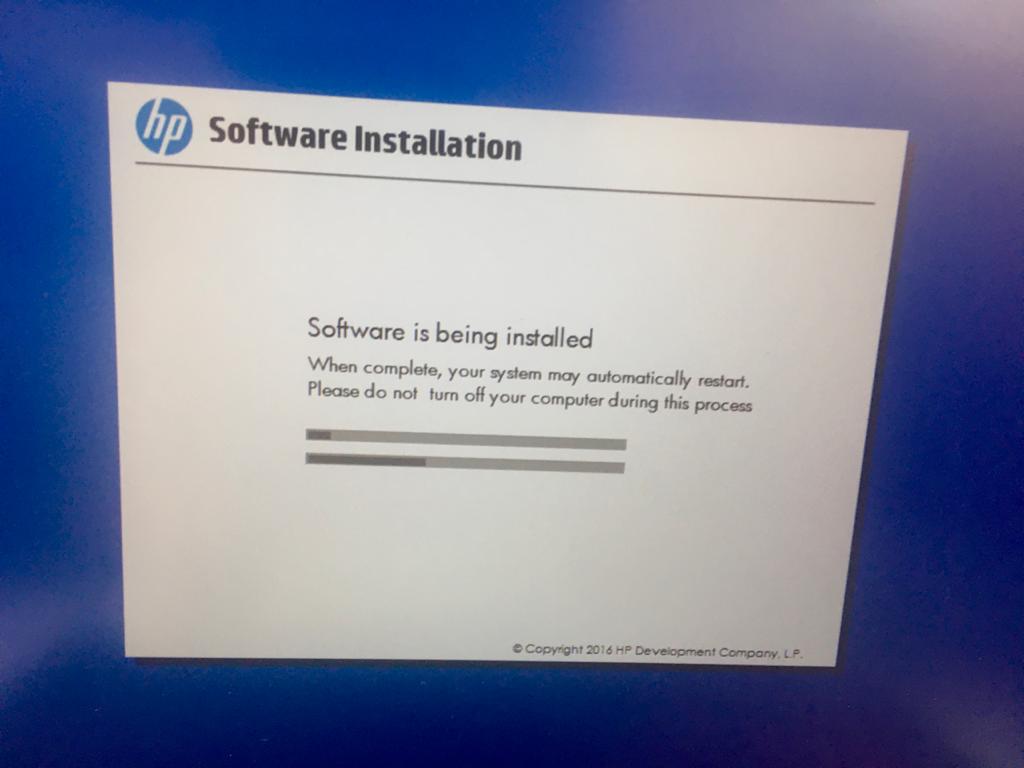 Unable to do a Factory Reset with the HP Cloud Recovery Tool... HP