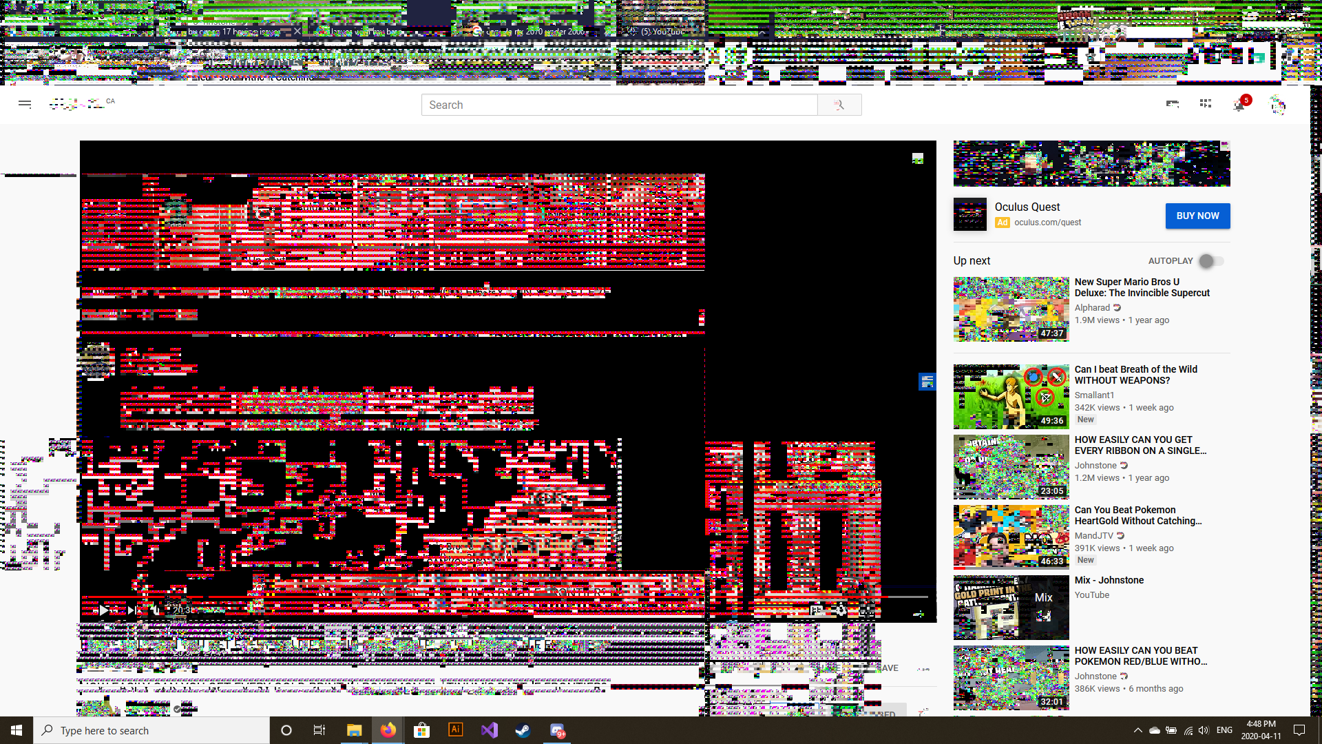 Really weird screen glithcing, performence slowdowns, overhe... - HP ...