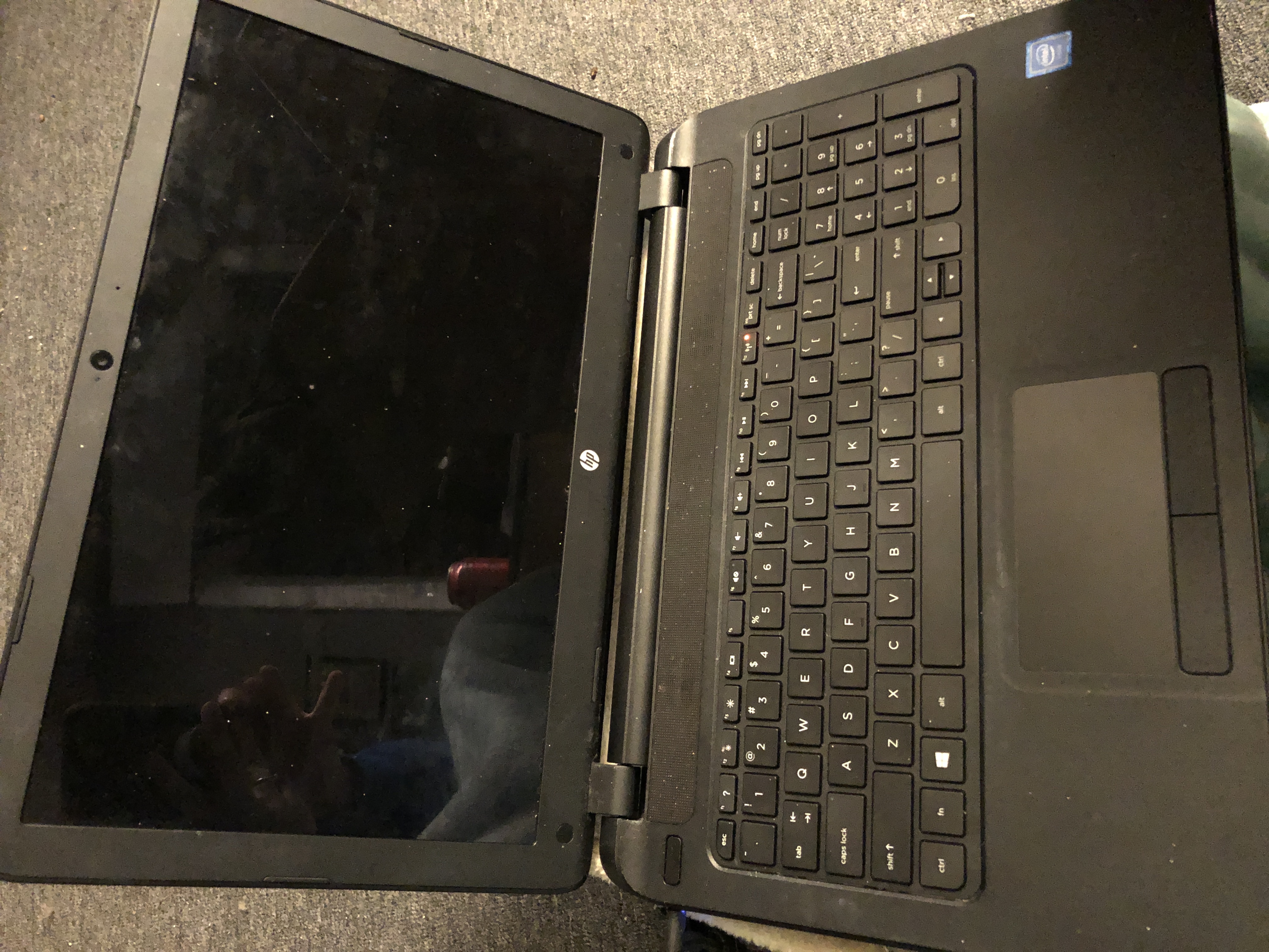 Black screen - HP Support Community - 7542789