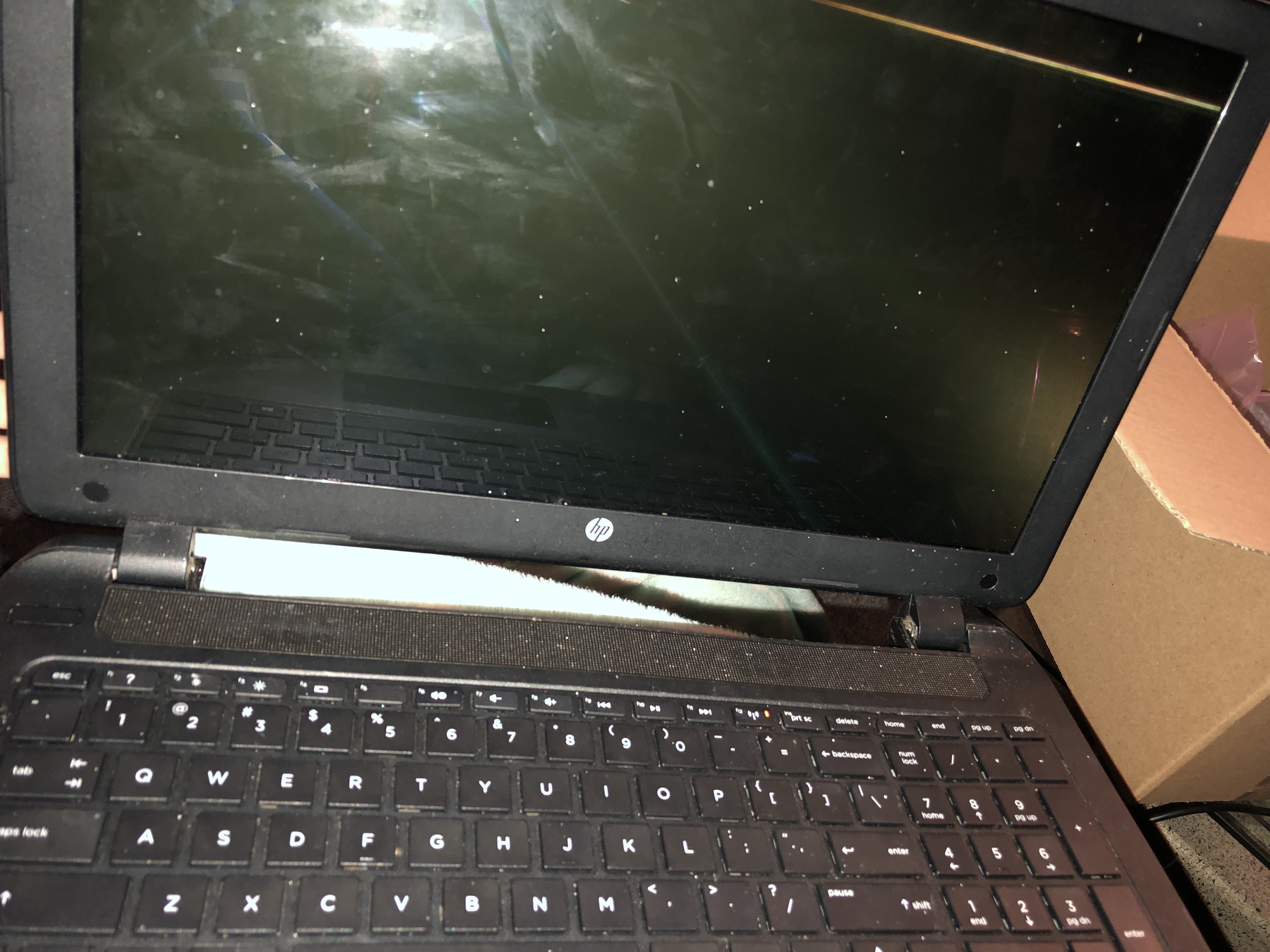 Black screen - HP Support Community - 7542789