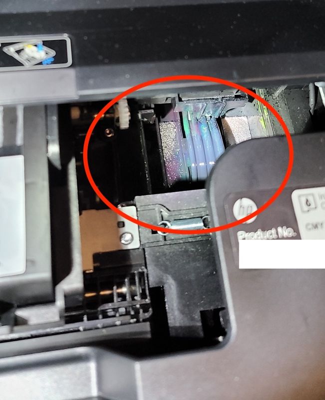 hp officejet pro 6968 not printing