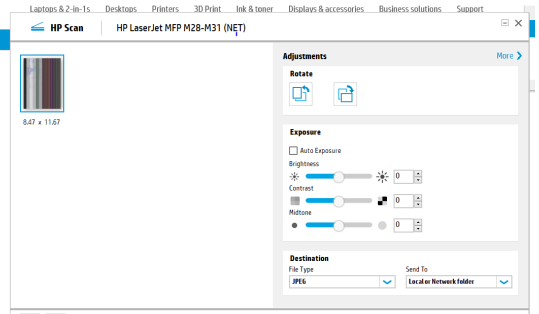Scan does not work - HP Support Community - 7559302