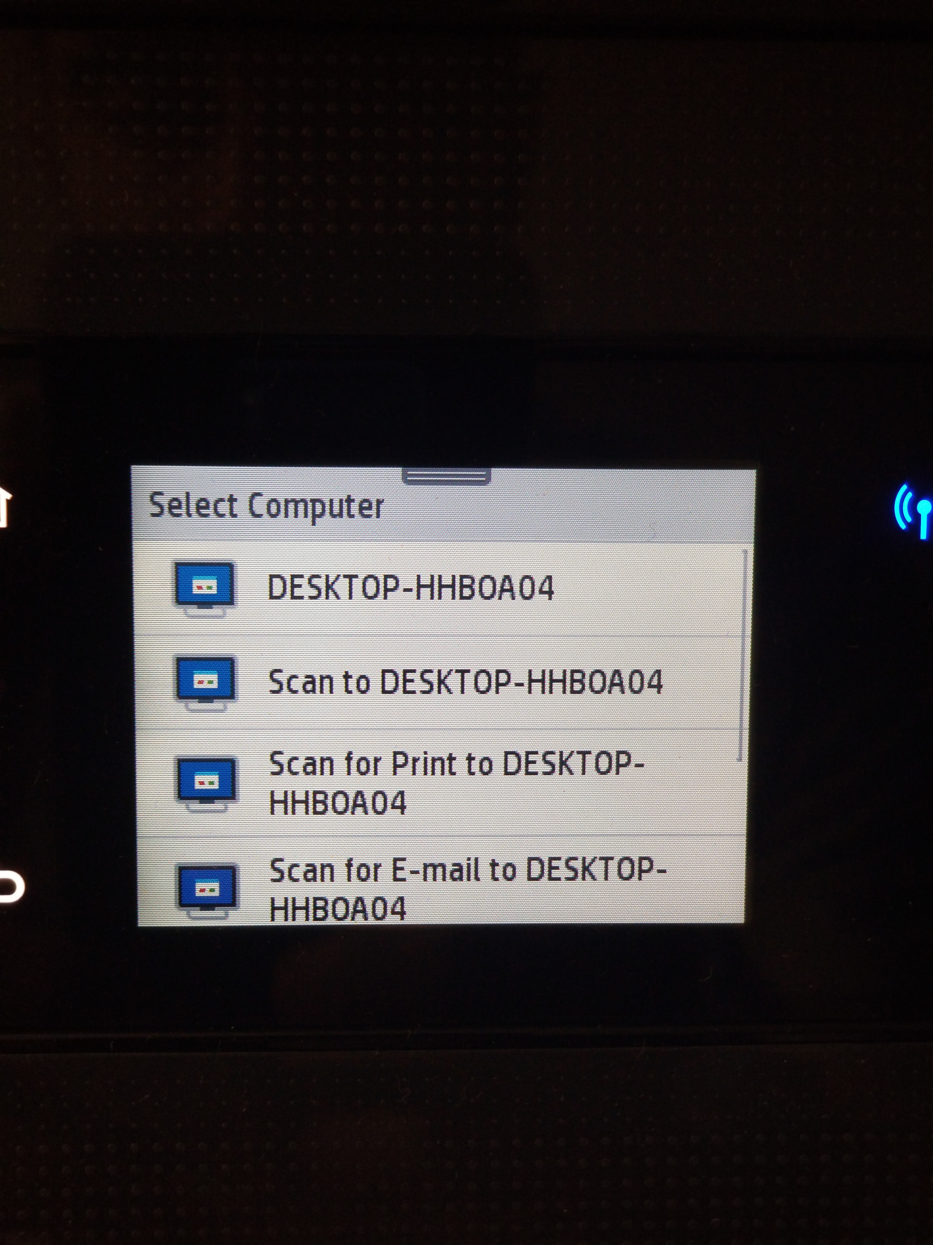 Enabling Scan to PC for Officejet Pro 7740 - HP Support Community - 7555499