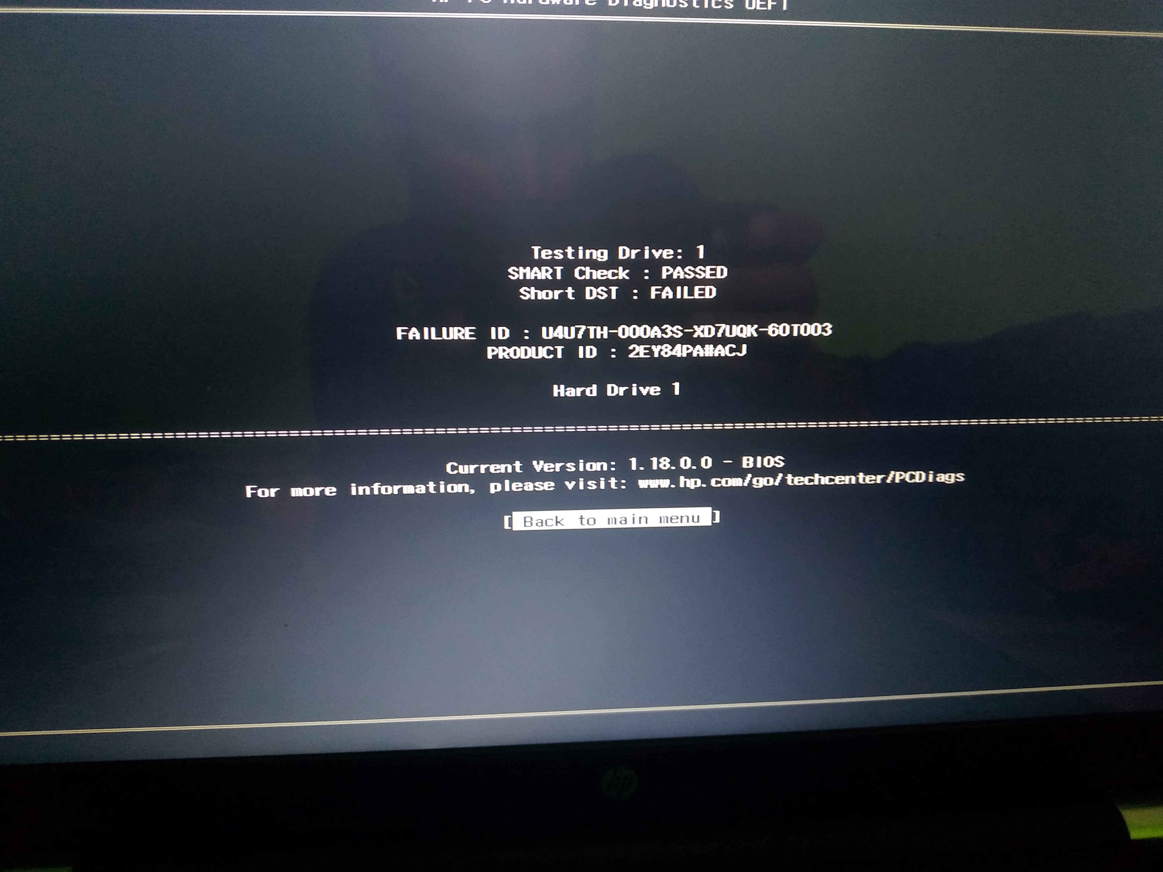 Black screen ertor - HP Support Community - 7584354