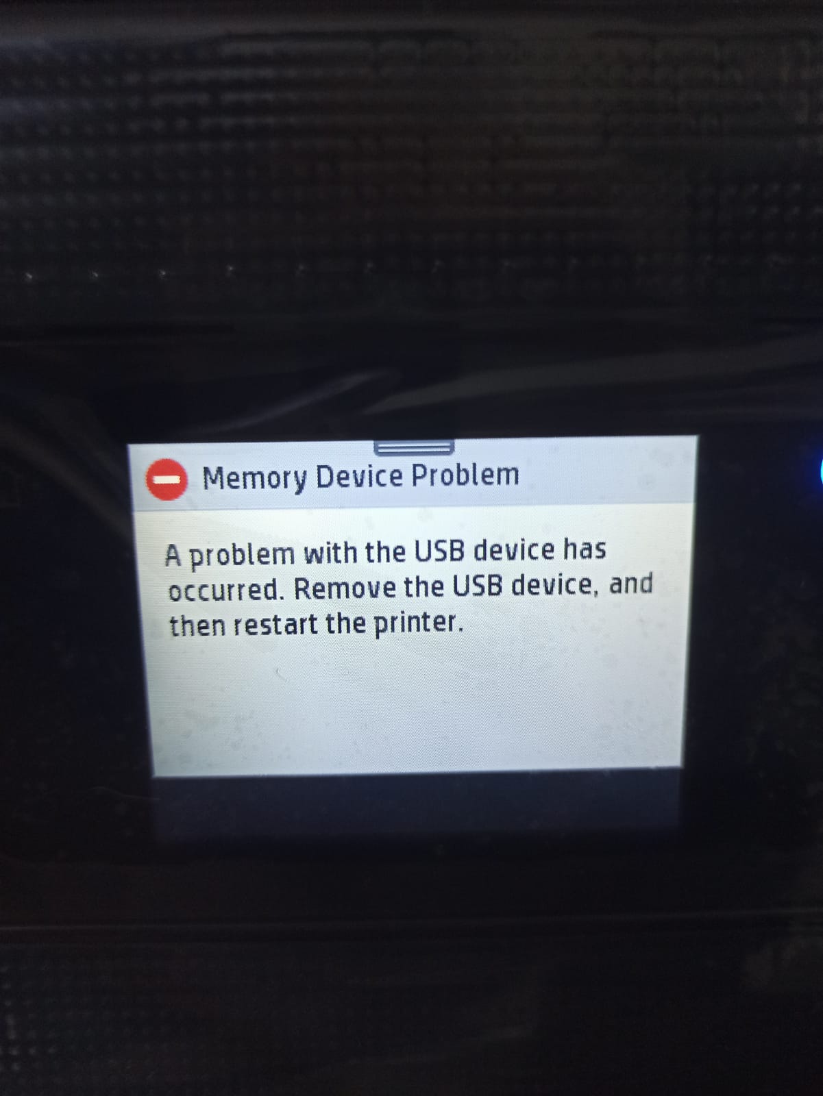 Solved: Memory Device Problem - HP Support Community - 7587881