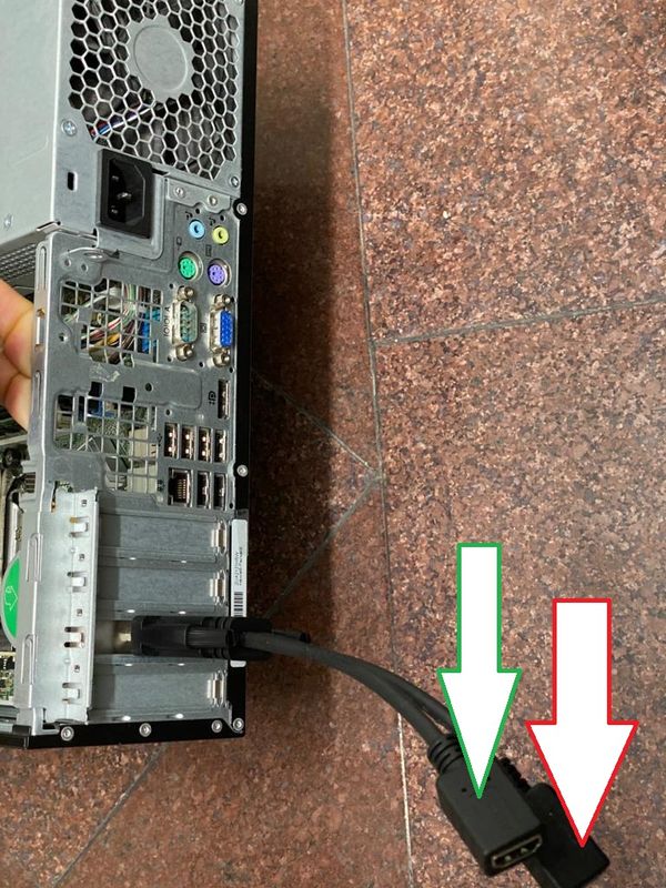 Solved: How to add additional display port to Hp Compaq 8200 elite