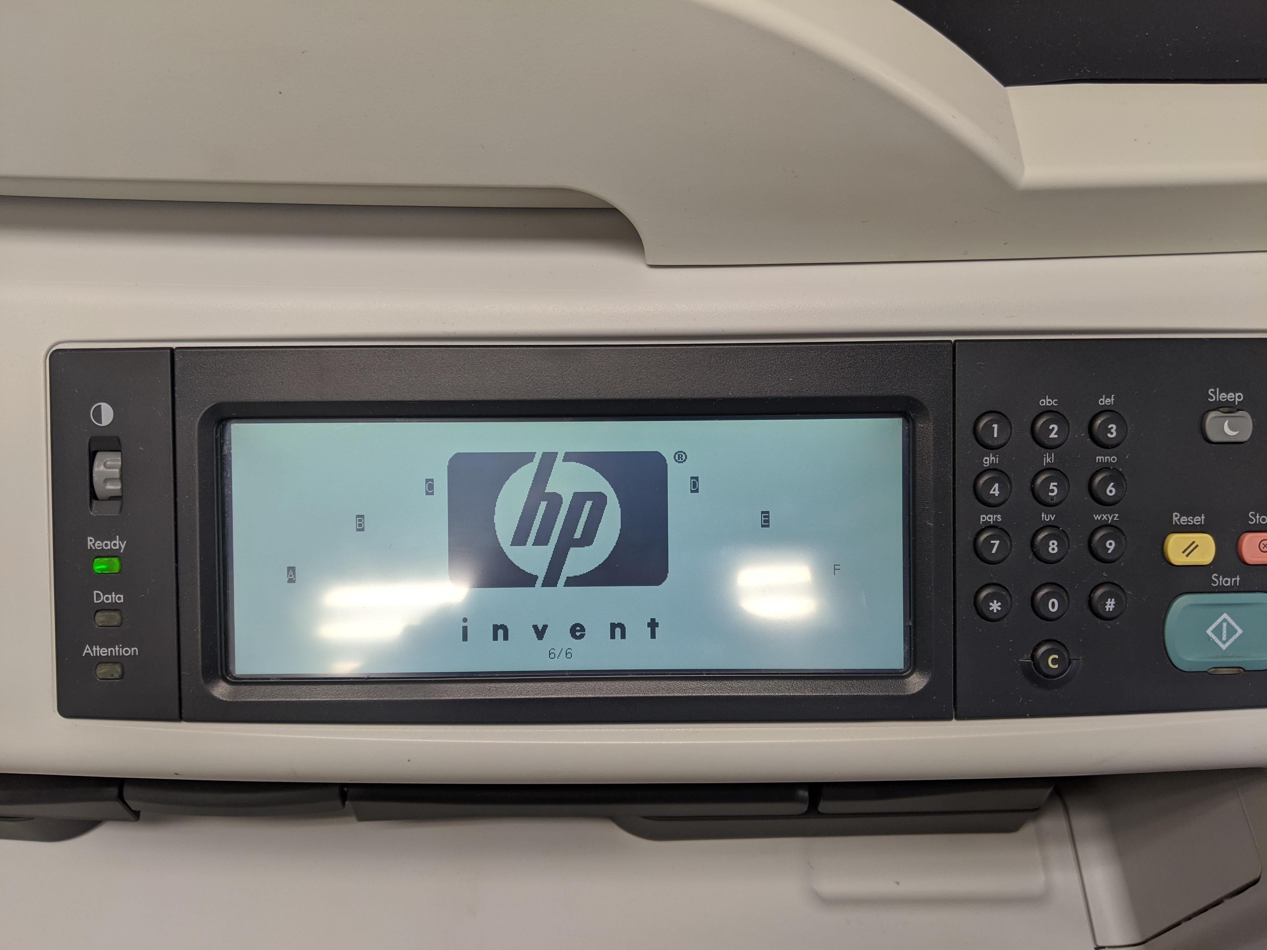 Printer stuck on boot screen 6/6 with ready light - HP Support Community -  7599533