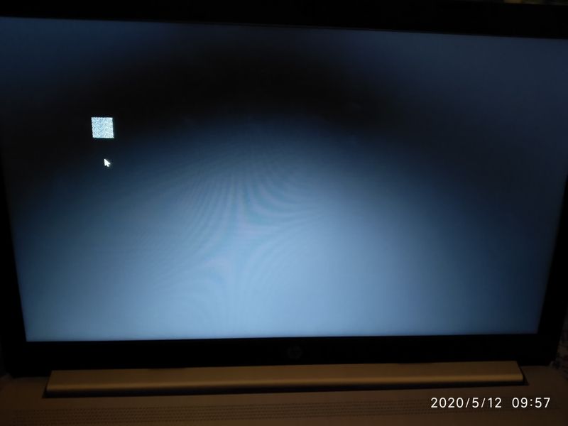 Blank display with Cursor