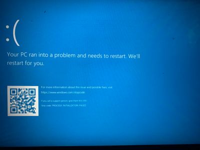 Your PC ran into a problem and needs to restart. We’ll resta... - HP ...