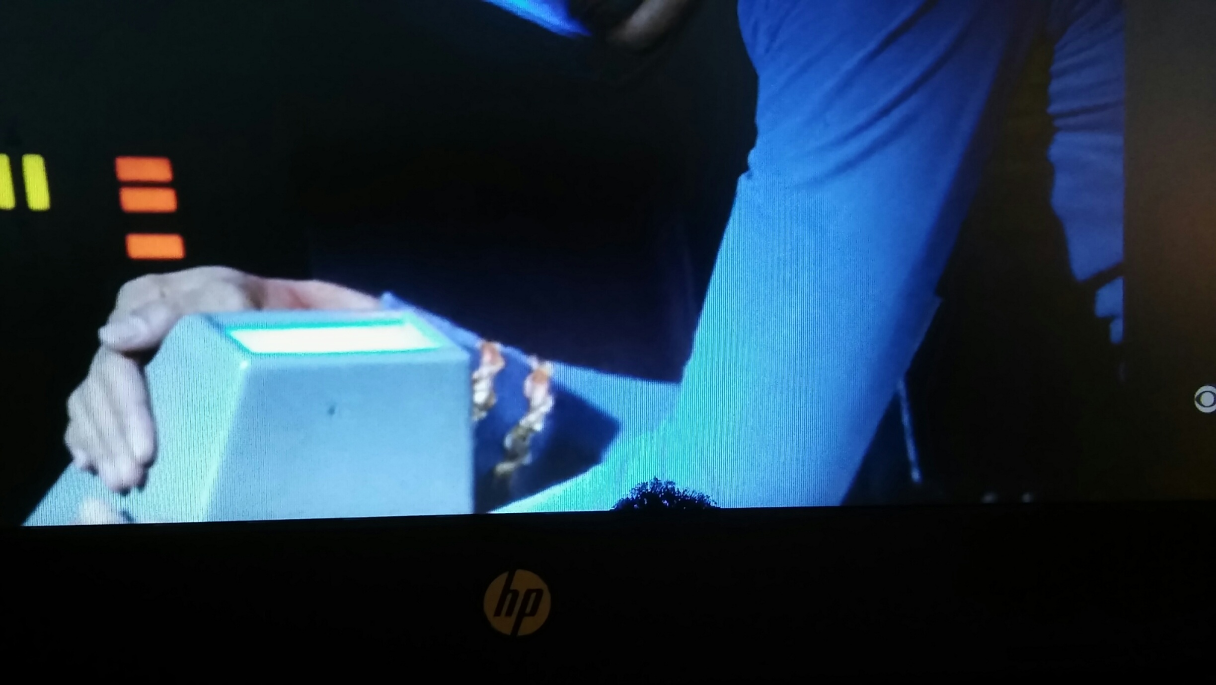 Black Blotch on Screen - HP Support Community - 7620774