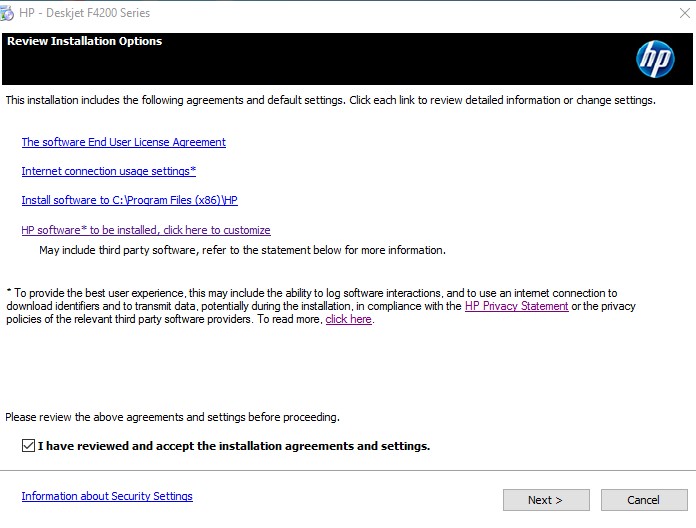 Solved: Printer installer closes window without installing driver - HP ...