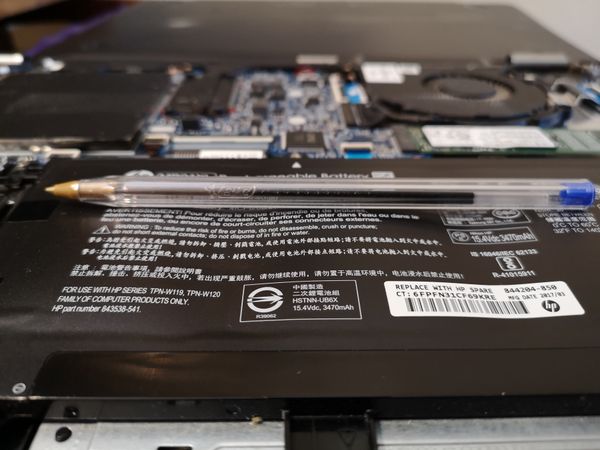 Is a little bit of battery swelling normal or should I stop HP