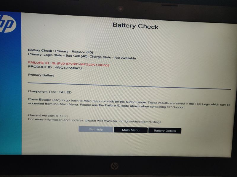 Battery does not charge (0%) and after diagnostic run, Batte... - HP  Support Community - 7625301
