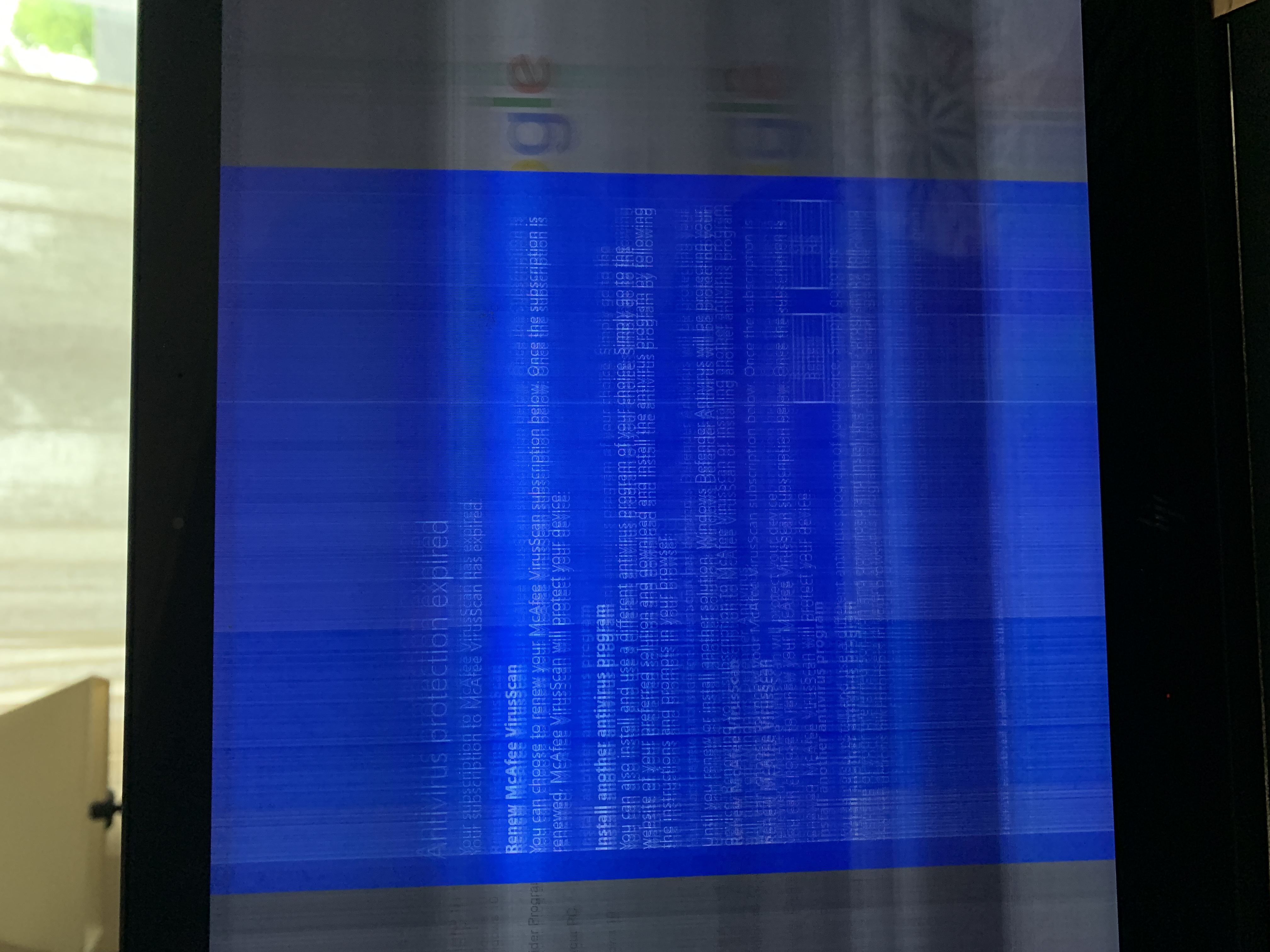 Blinking display - HP Support Community - 7626533