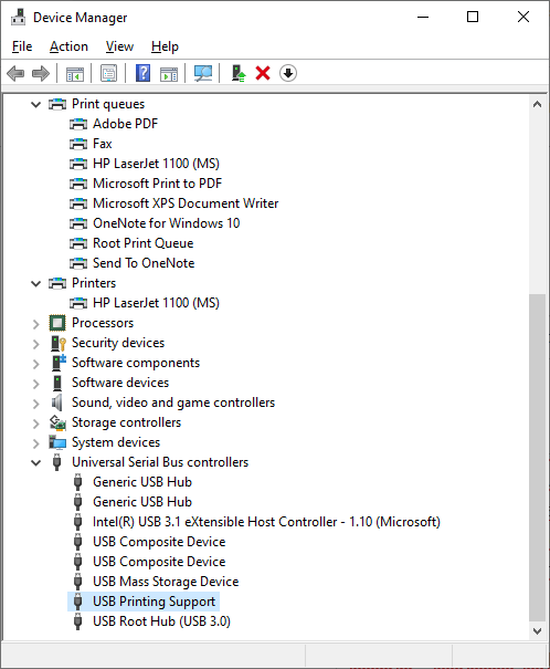 Laserjet 1100 driver for Windows 10 - HP Support Community - 7539951
