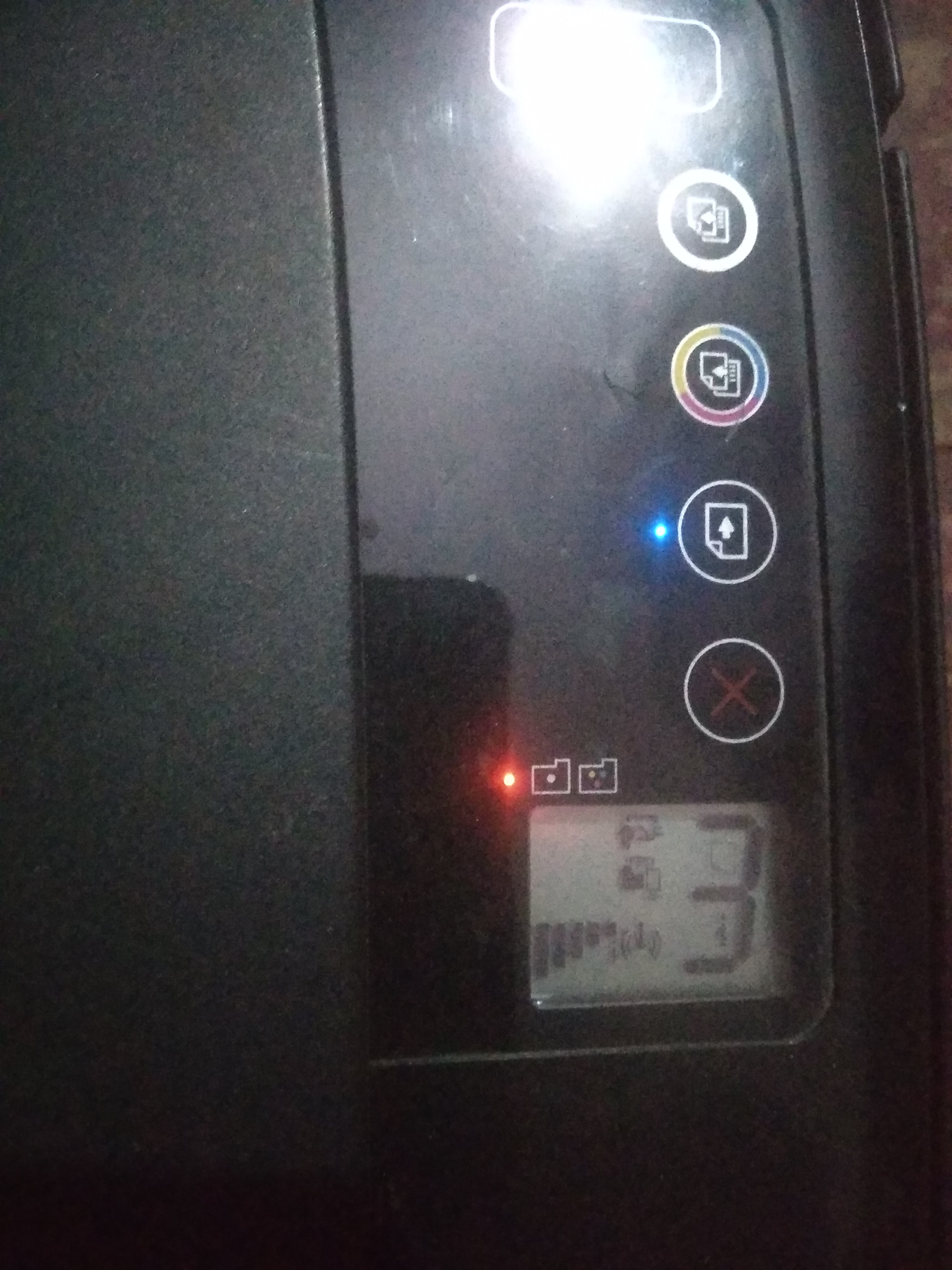 E error, all lights blinking and cartiadge does not move - HP Support ...