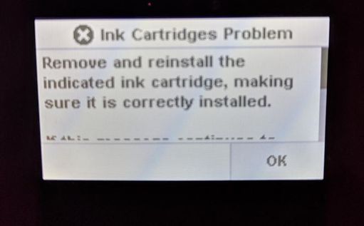 HP DeskJet Ink Advantage 4535 - Black Ink Cartridge Error - HP Support  Community - 7647551