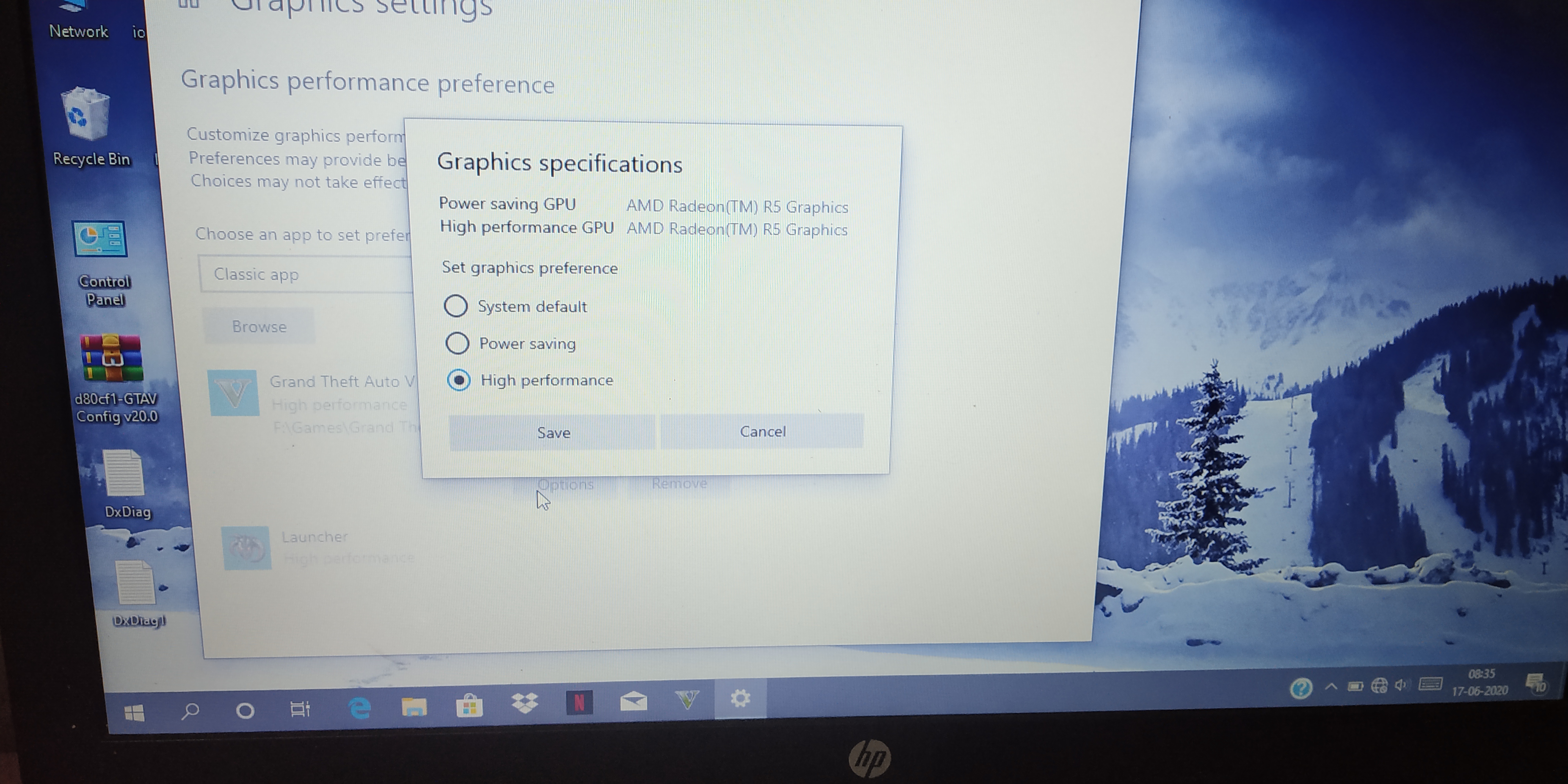 I can't use my dedicated graphics card which is of 2gb but i... - HP ...