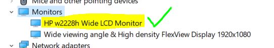 Solved I Am Looking For A Driver For My 22 Monitor Hp W2228h For W Hp Support Community