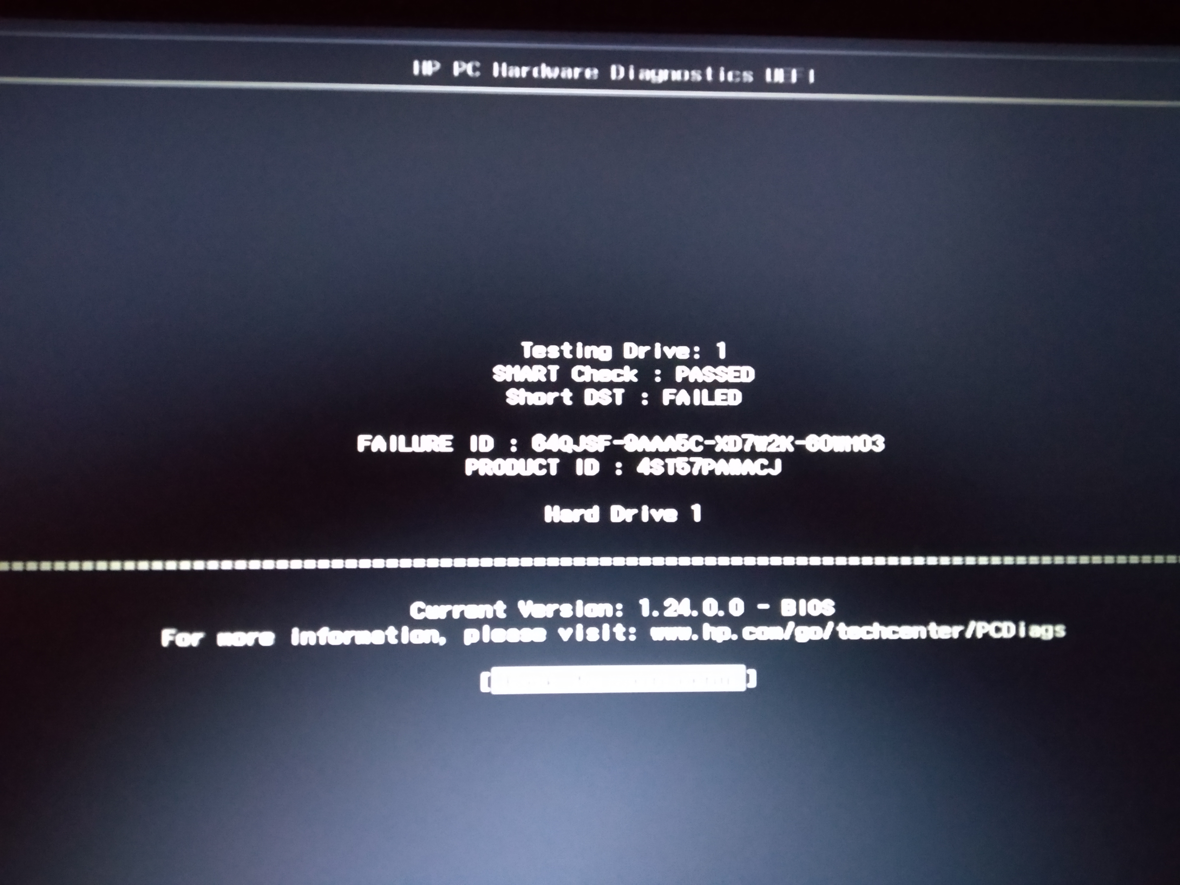 Hard Disk Failure - HP Support Community - 7654150