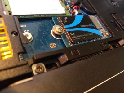 Solved: SSD upgrade: Need special screw / standoff / spacer - HP Support  Community - 7628568