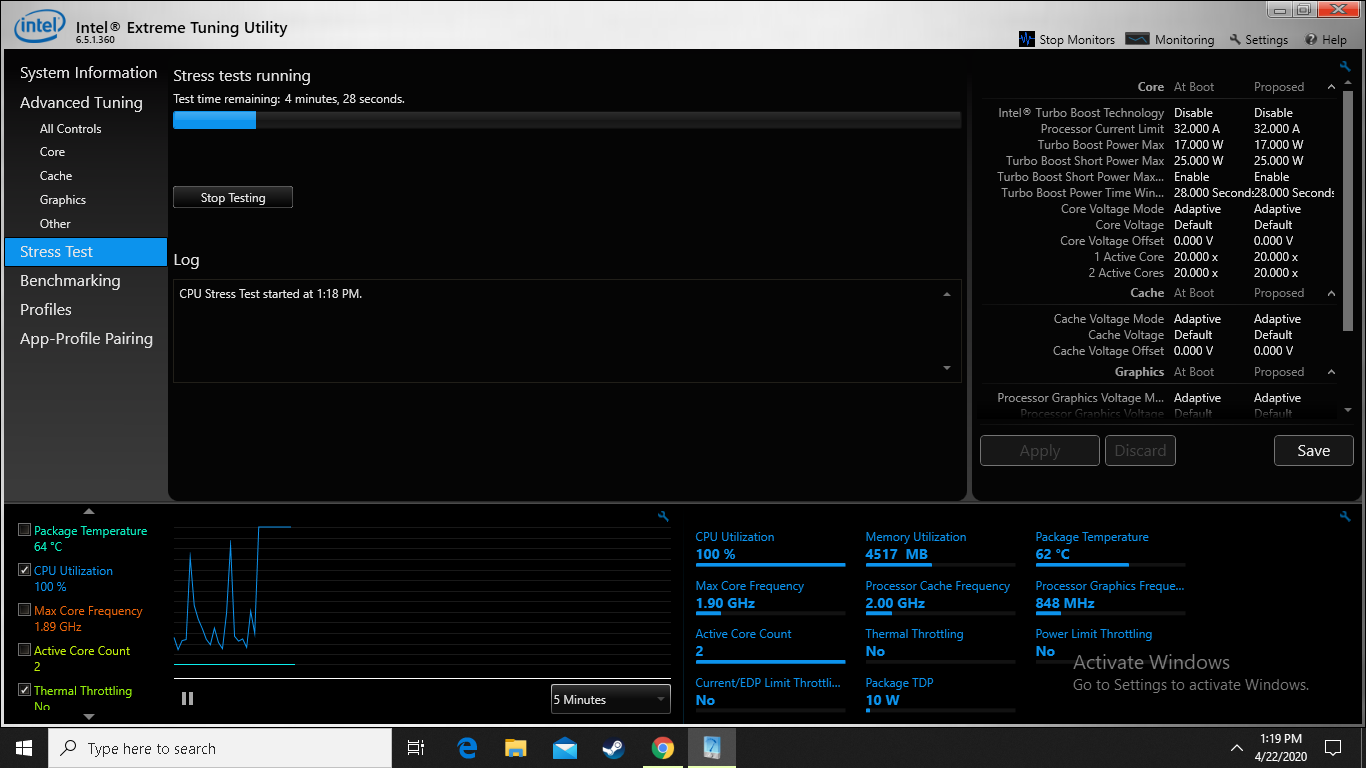 CPU utilization not going above 50%(One core stops working a... - HP ...