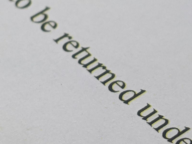 Default printing yields a yello halo