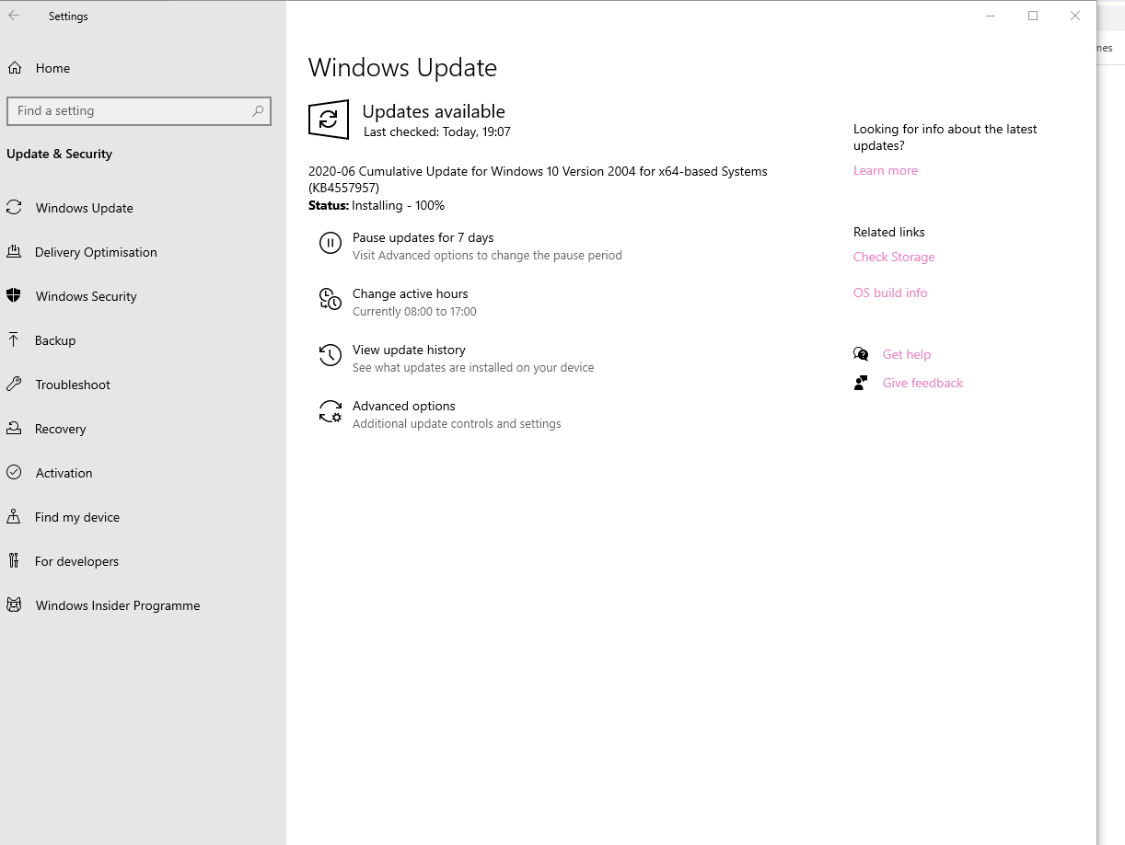 Windows 10 Update Error Message - HP Support Community - 7681212