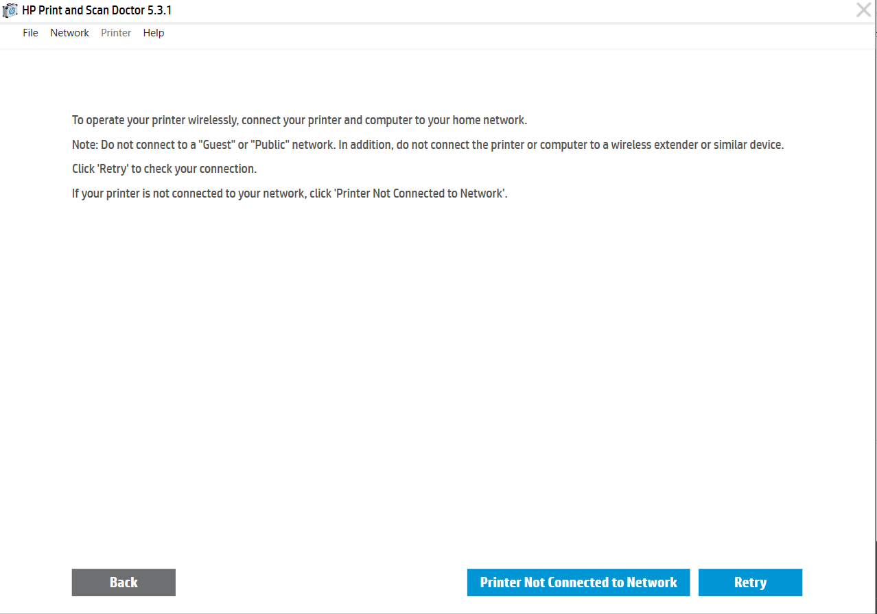 Solved Printer keeps going Offline after switching to Open/Unsecure