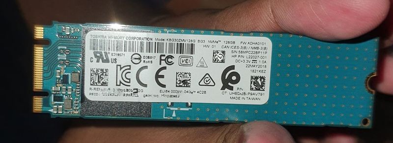 This is the SSD which I got with my laptop pre-installed.