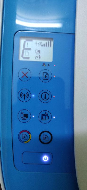 Error on control panel