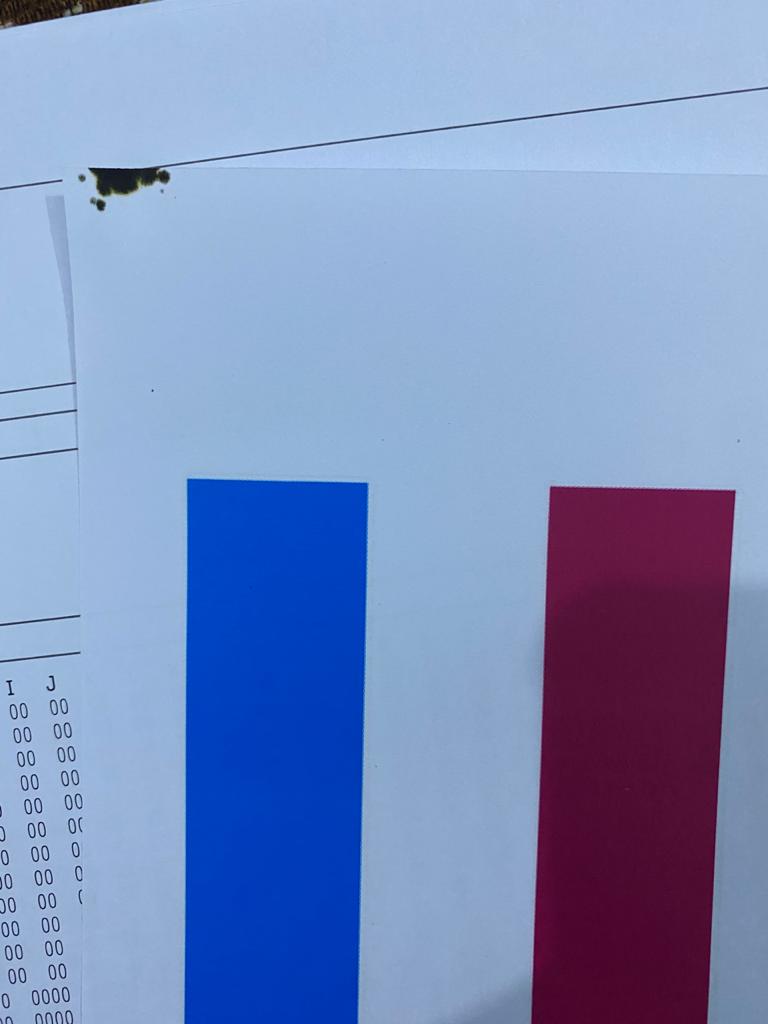 Black Color Spot on Left Corner M452NW - HP Support Community - 7703315