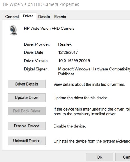 HP Wide Vision FHD IR Camera quality is too grainy and purpl... - HP  Support Community - 7710841