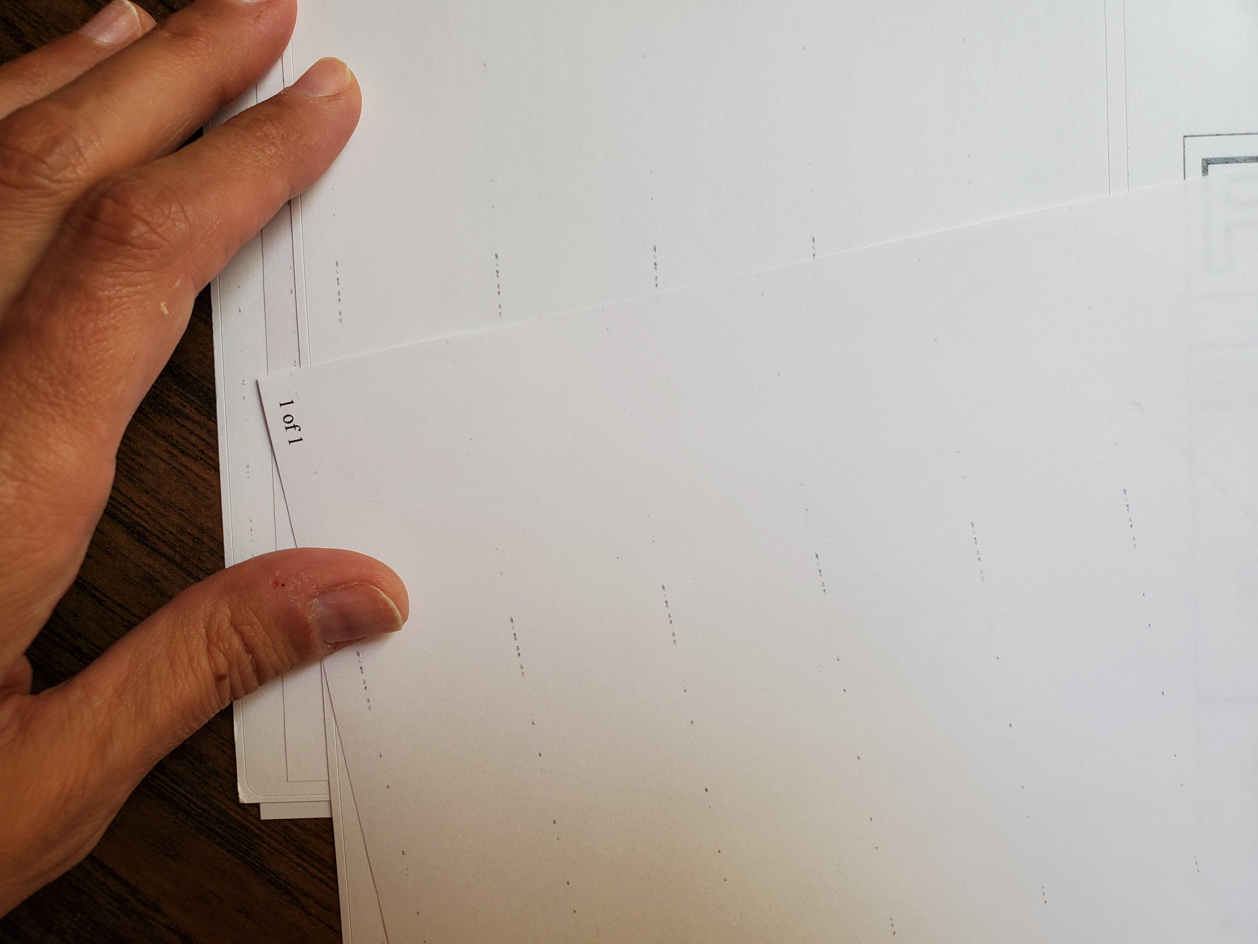 Printer leaving marks on paper OEM toner happened after HP