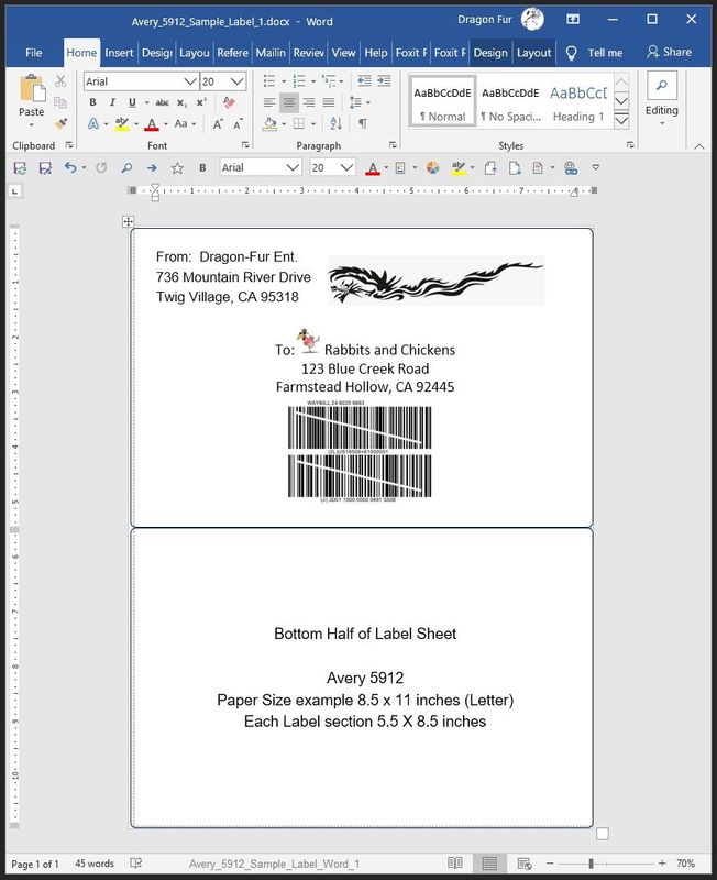 Avery_5912_Sample_Label_Word_1