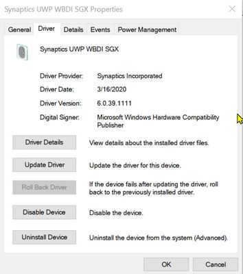 Current downloaded driver installed.jpg