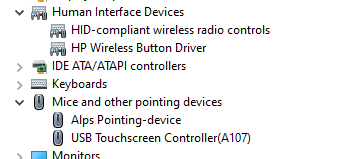 Touchscreen not working after reinstalling windows 10 - HP Support  Community - 7724464