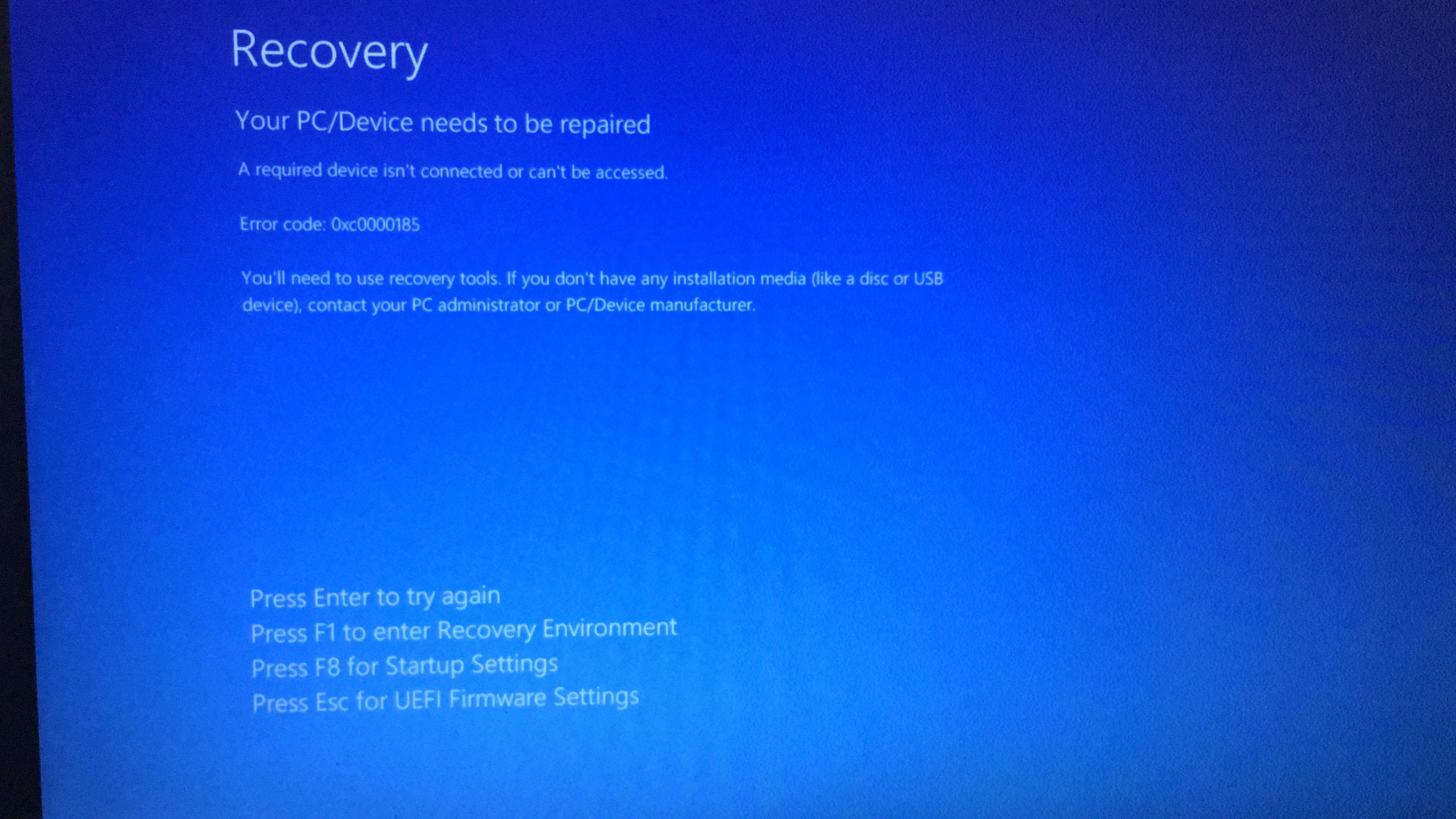 HARD DRIVE SHORT DST CHECK FAILED. FAILURE ID RTU37D99TA7... HP
