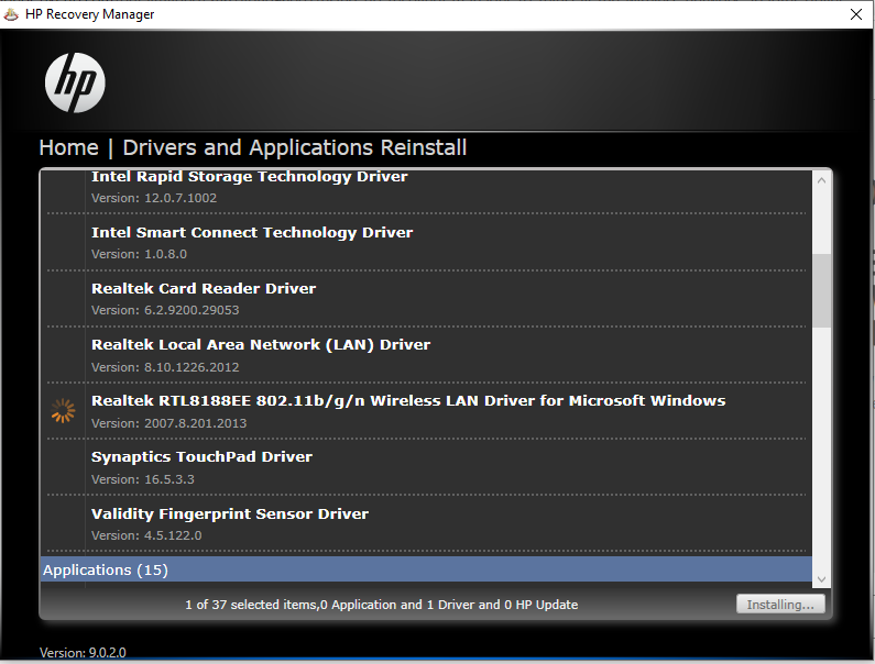 Solved: HP Envy Windows 10 Wireless Adapter not Working - Realtek Bg... -  HP Support Community - 7726354