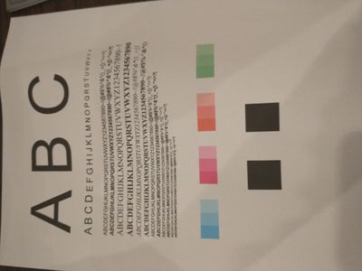 Result of 10+ clean printhead cycles