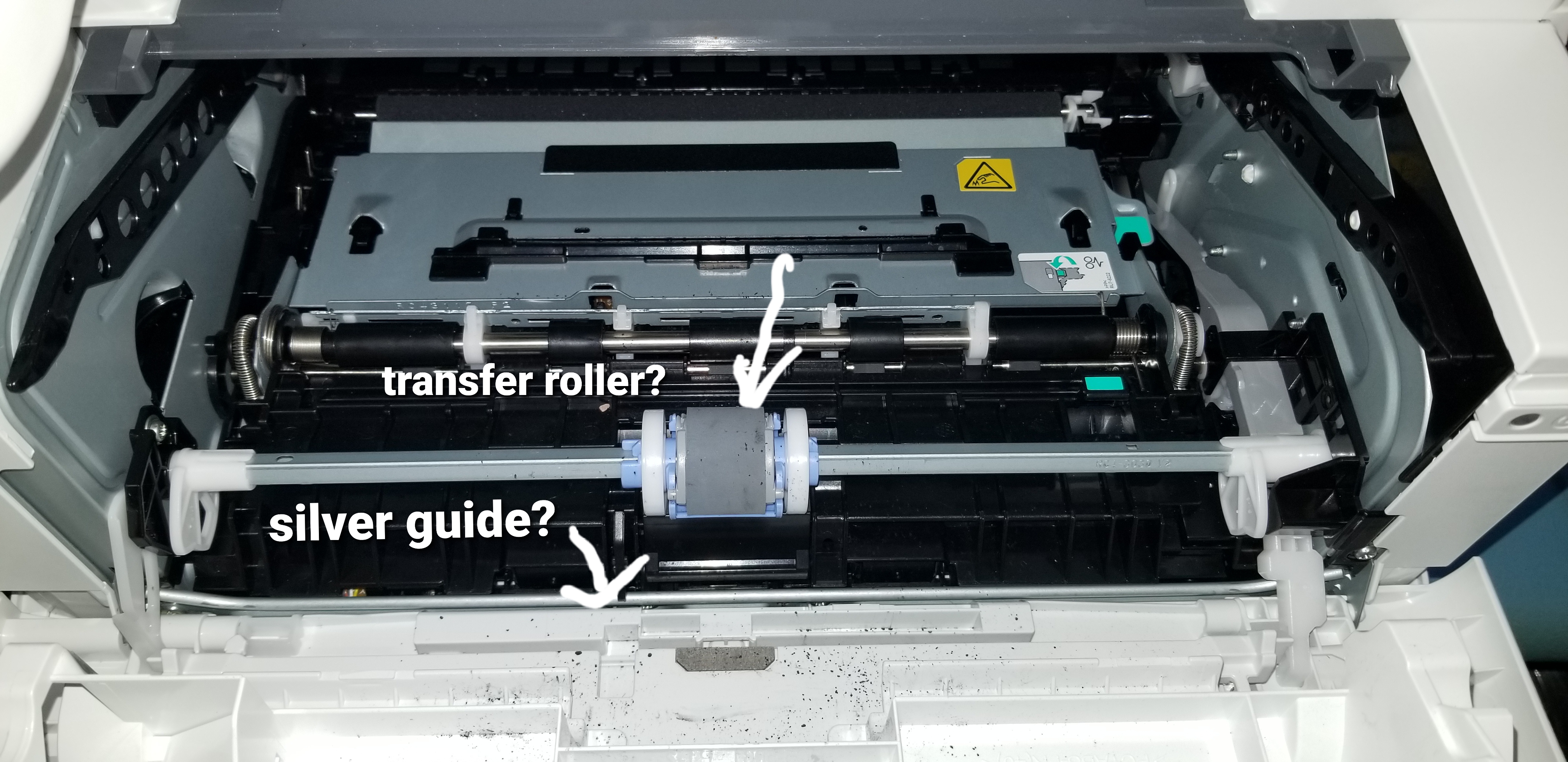 Solved: mfp m428fdw. can't fit toner cartridge back into printer - HP  Support Community - 7752415