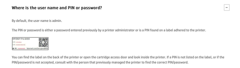 HP Laser Printers - locate EWS Administrator Password - HP Support  Community - 7702855