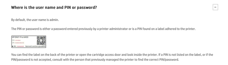 HP Laser Printers - locate EWS Administrator Password - HP Support  Community - 7702855