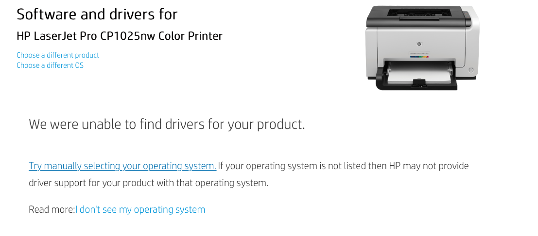 HP LaserJet cp1025nw Catalina Drivers - HP Support Community - 7527131
