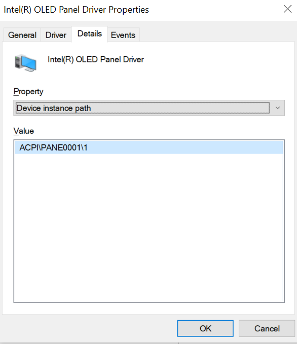 Solved windows device driver issue with hardware ids > ACPI PANE0