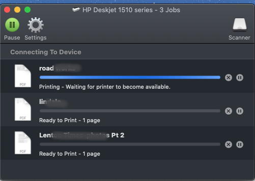 HP deskjet 1510 won't print - Apple Community