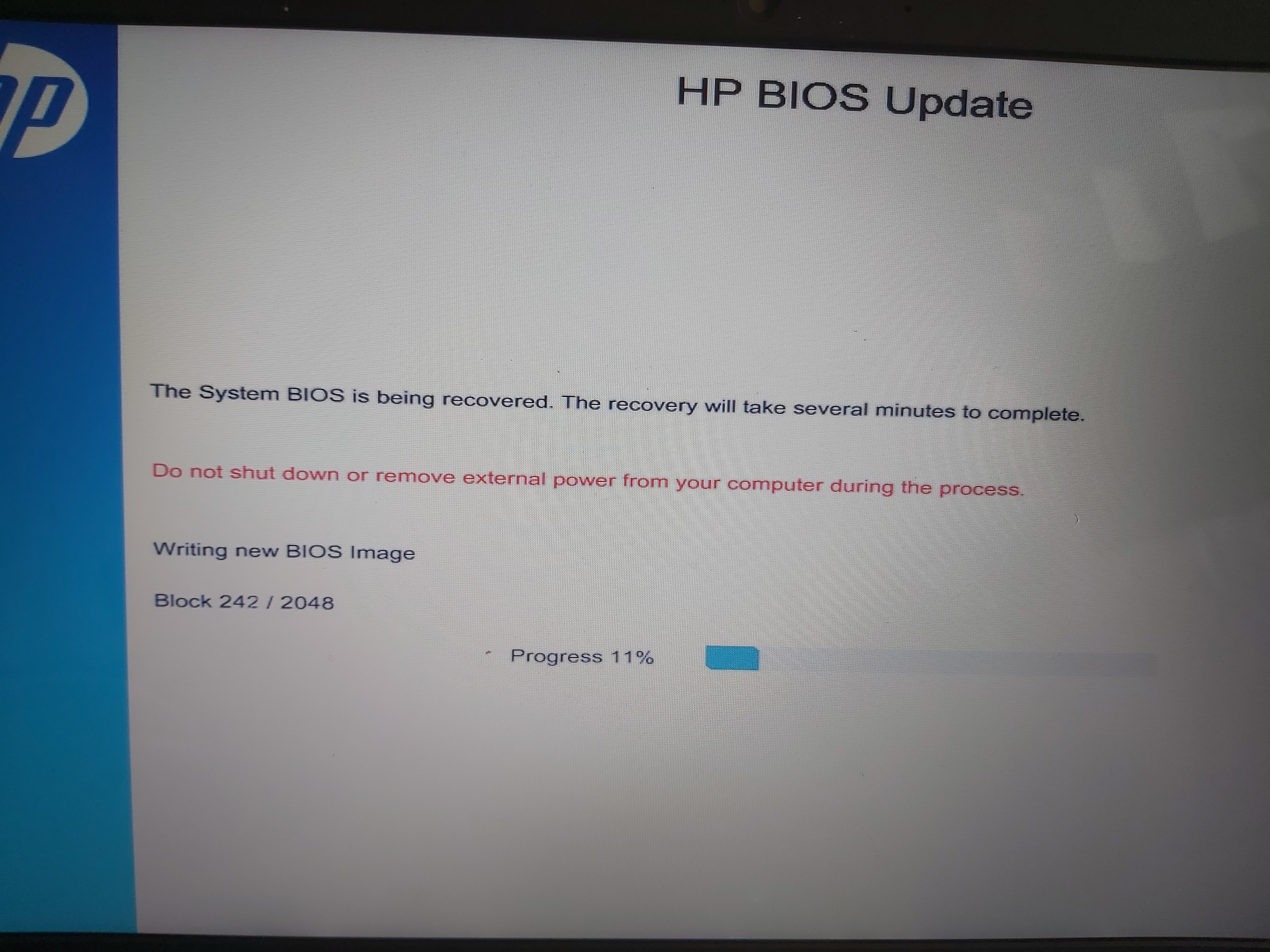 Blue screen after power loss. Cannot get past 'troubleshoot'... - HP ...