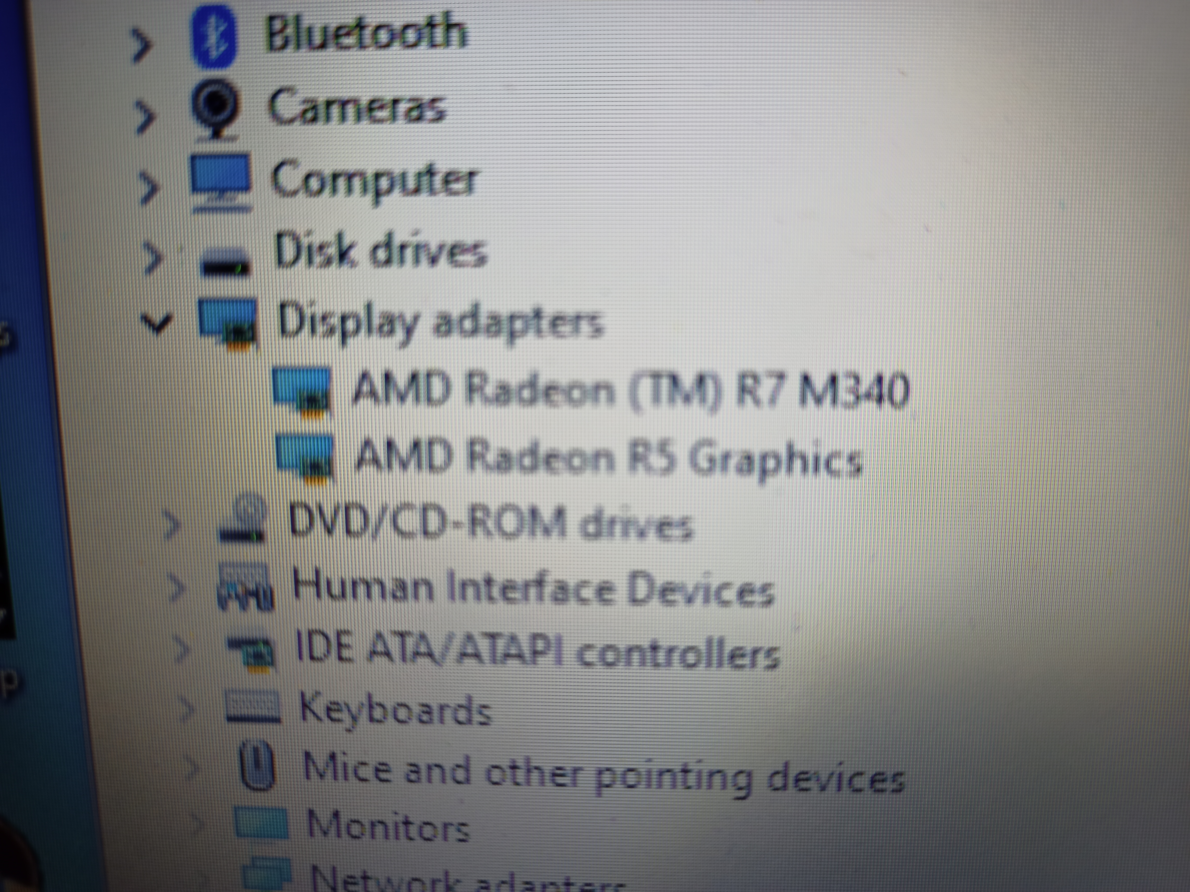 AMD RADEON R7 M340 discrete graphics card does not work. - HP Support  Community - 7799836